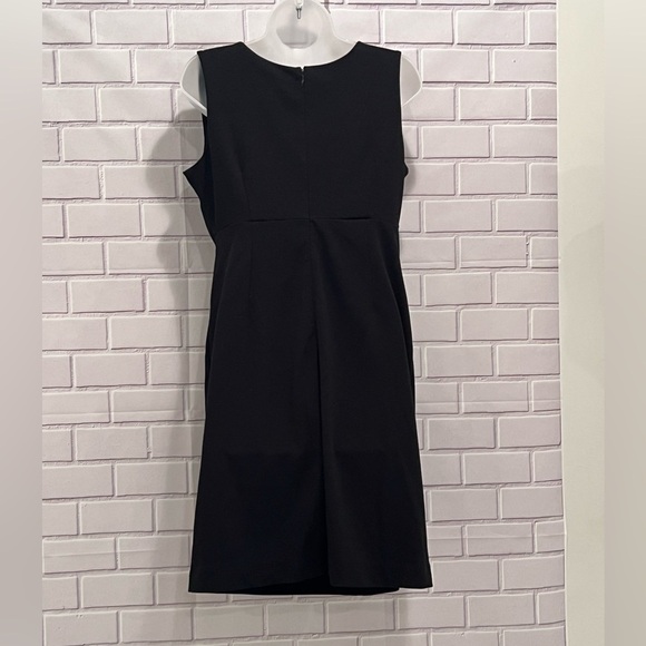 LIZ CLAIBORNE sleeveless black dress/size 10 - Picture 2 of 7